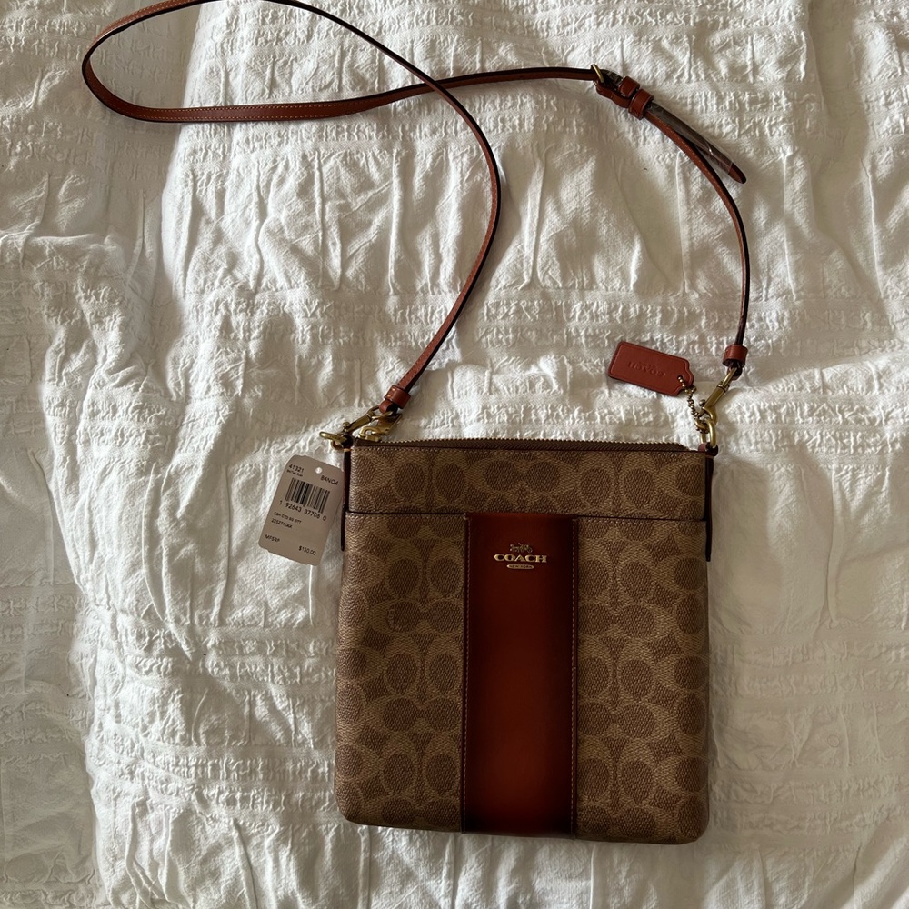 Coach Kitt Messenger Crossbody In Colorblock Signature Canvas